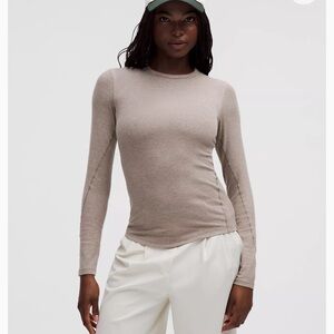 Lululemon Women's Beige Long Sleeve Top